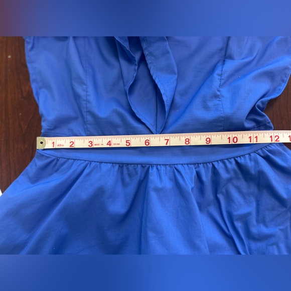 BB Dakota by Steve Madden Blue Ruffle Mini Dress - Picture 5 of 7